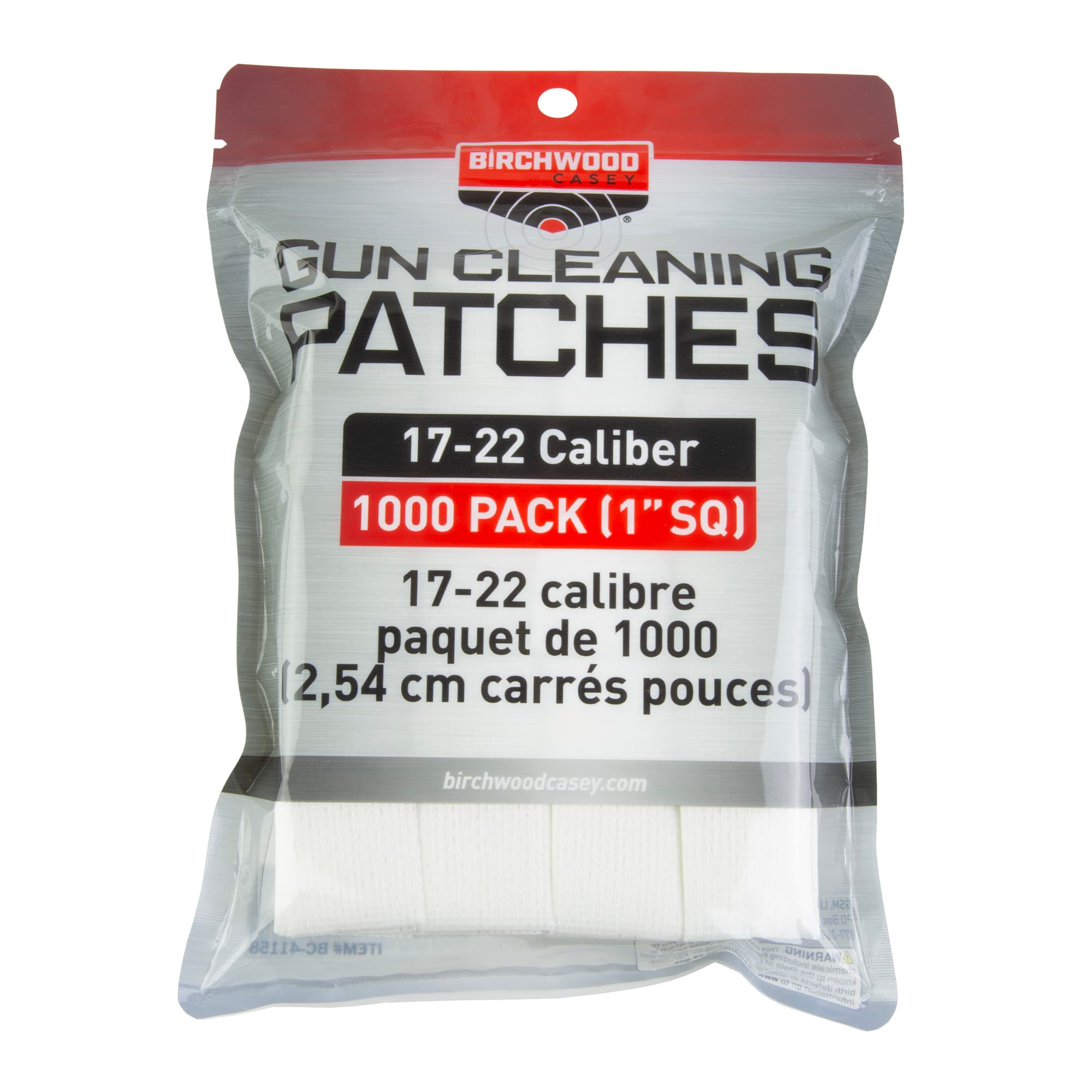 B/C PATCH 1" SQ 17-22CAL 1000 PK