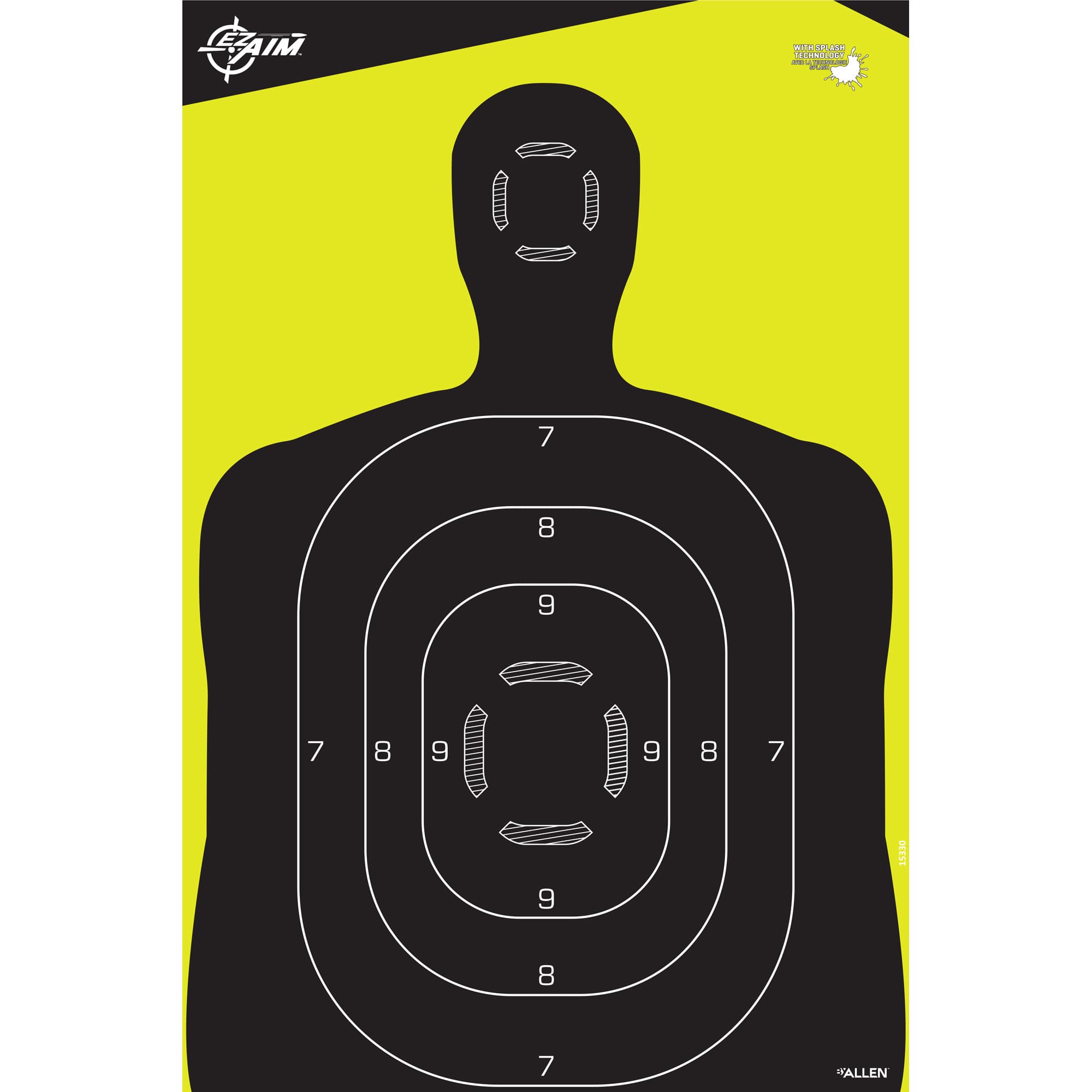 ALLEN EZ AIM 12"X18" SILHOUETTE 5PK