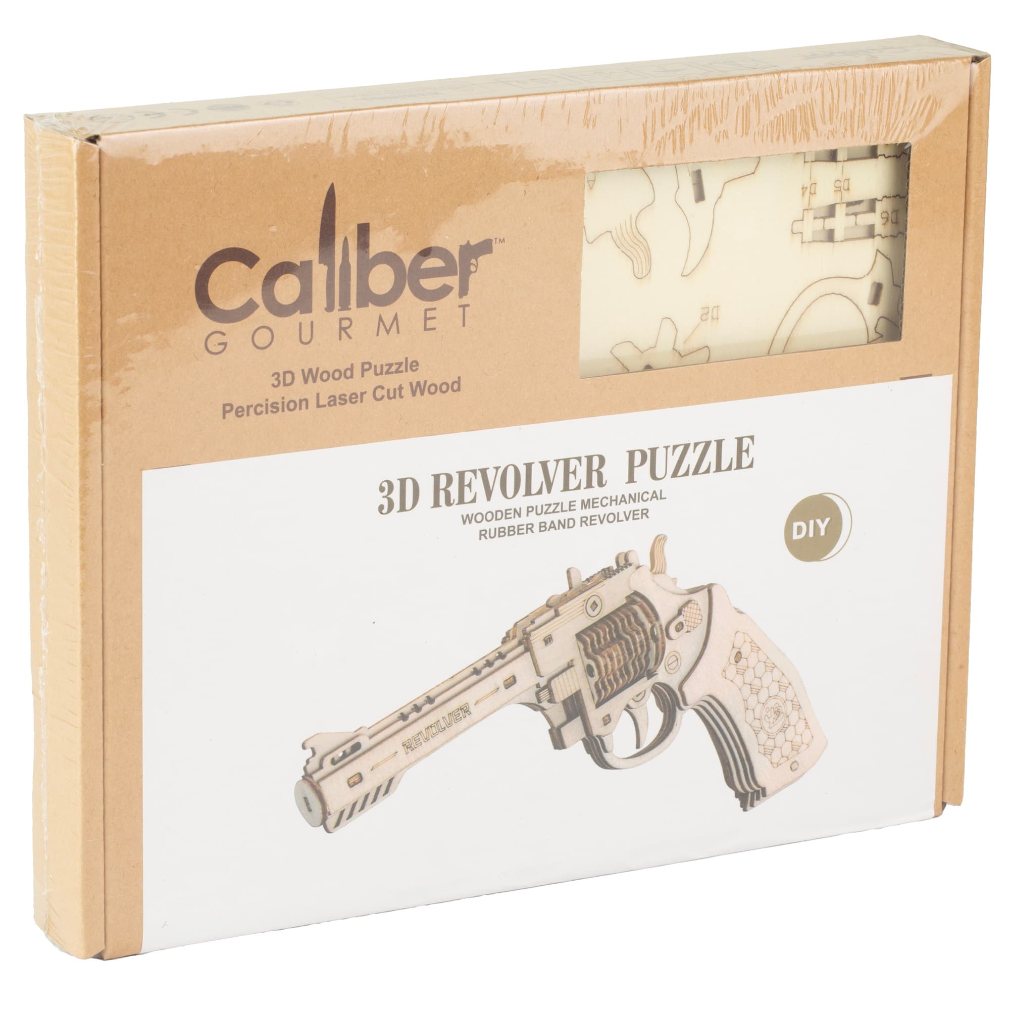 CBG CALIBER REVOLVER WOOD PUZ GUN