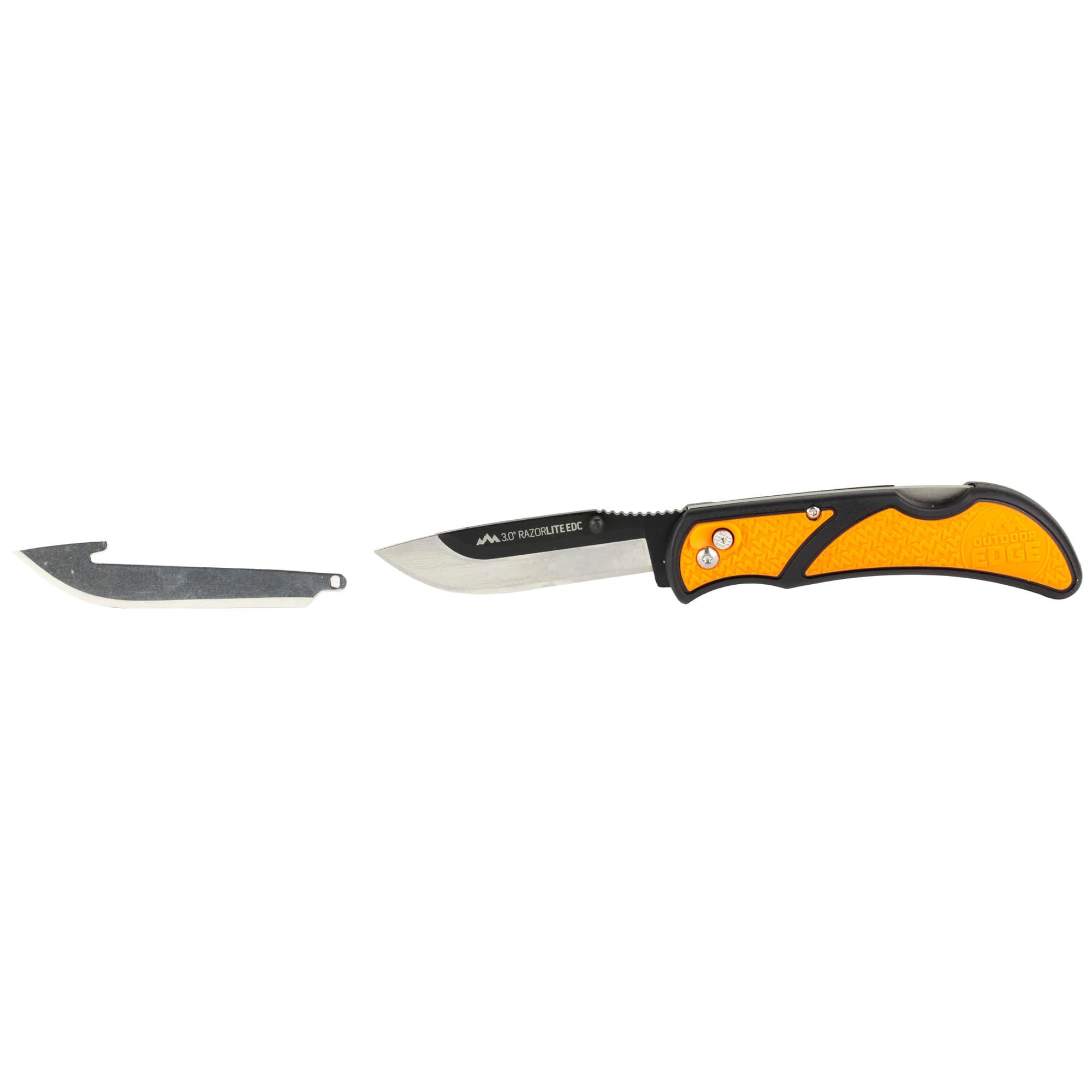 OD EDGE RAZOR-EDC LT 3" 4 BLDS ORG