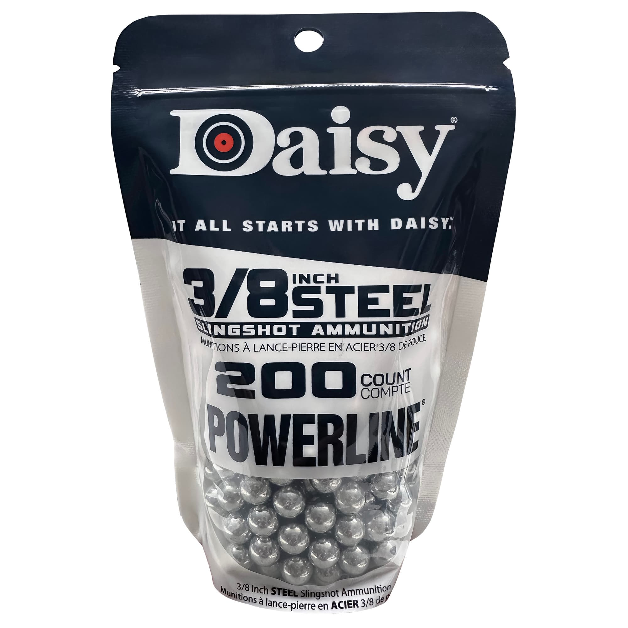 DAISY 3/8" STL SLINGSHOT AMMO 200CT