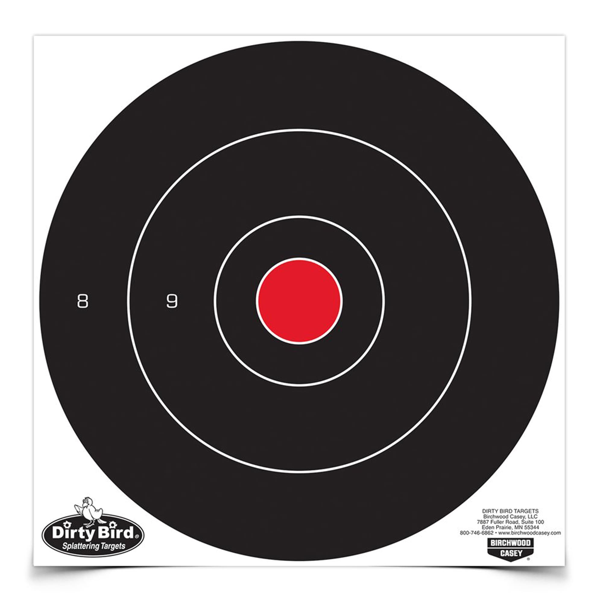 B/C DIRTY BIRD RND BLSEYE TGT 12-12"