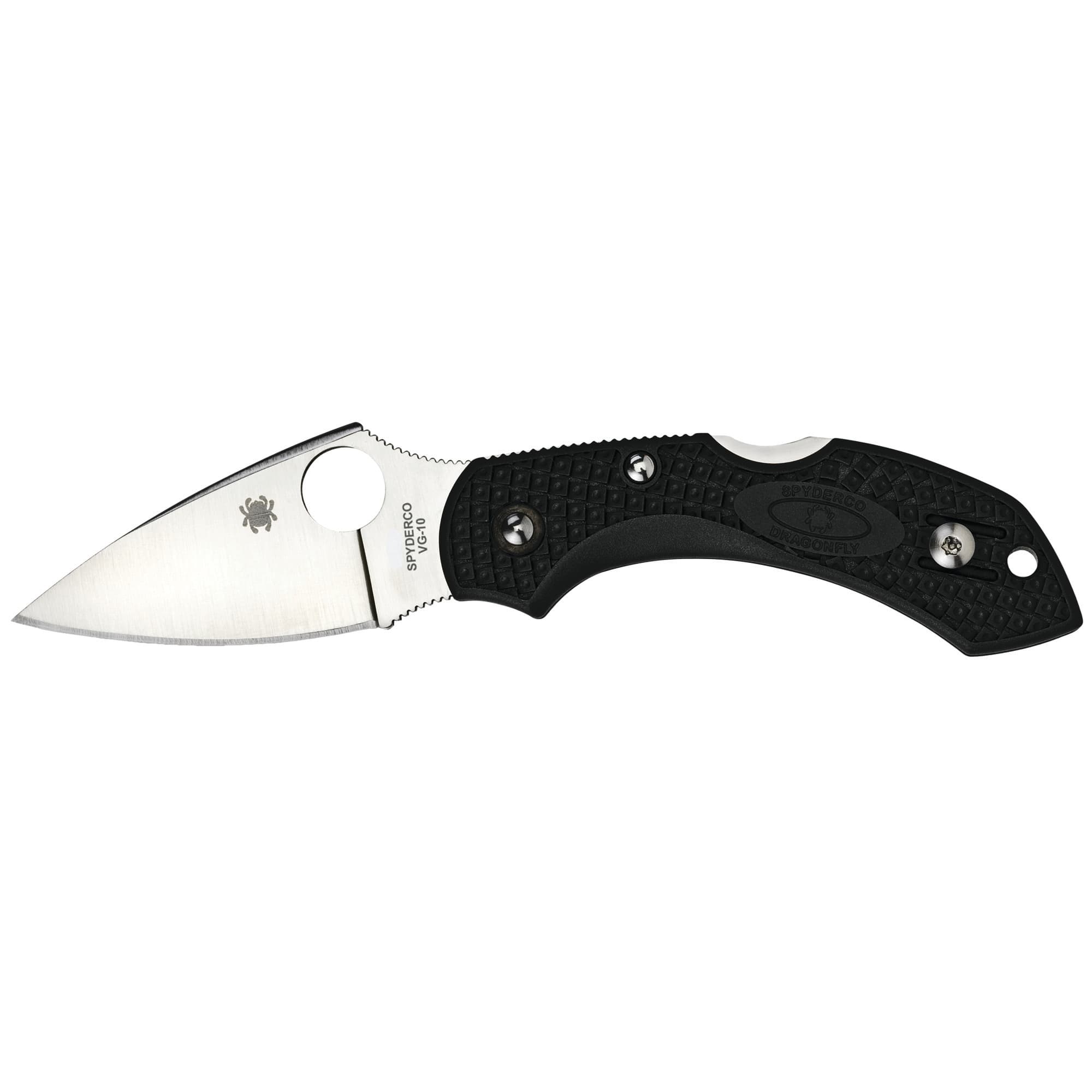 SPYDERCO DRAGONFLY2 BLACK FRN PLAIN