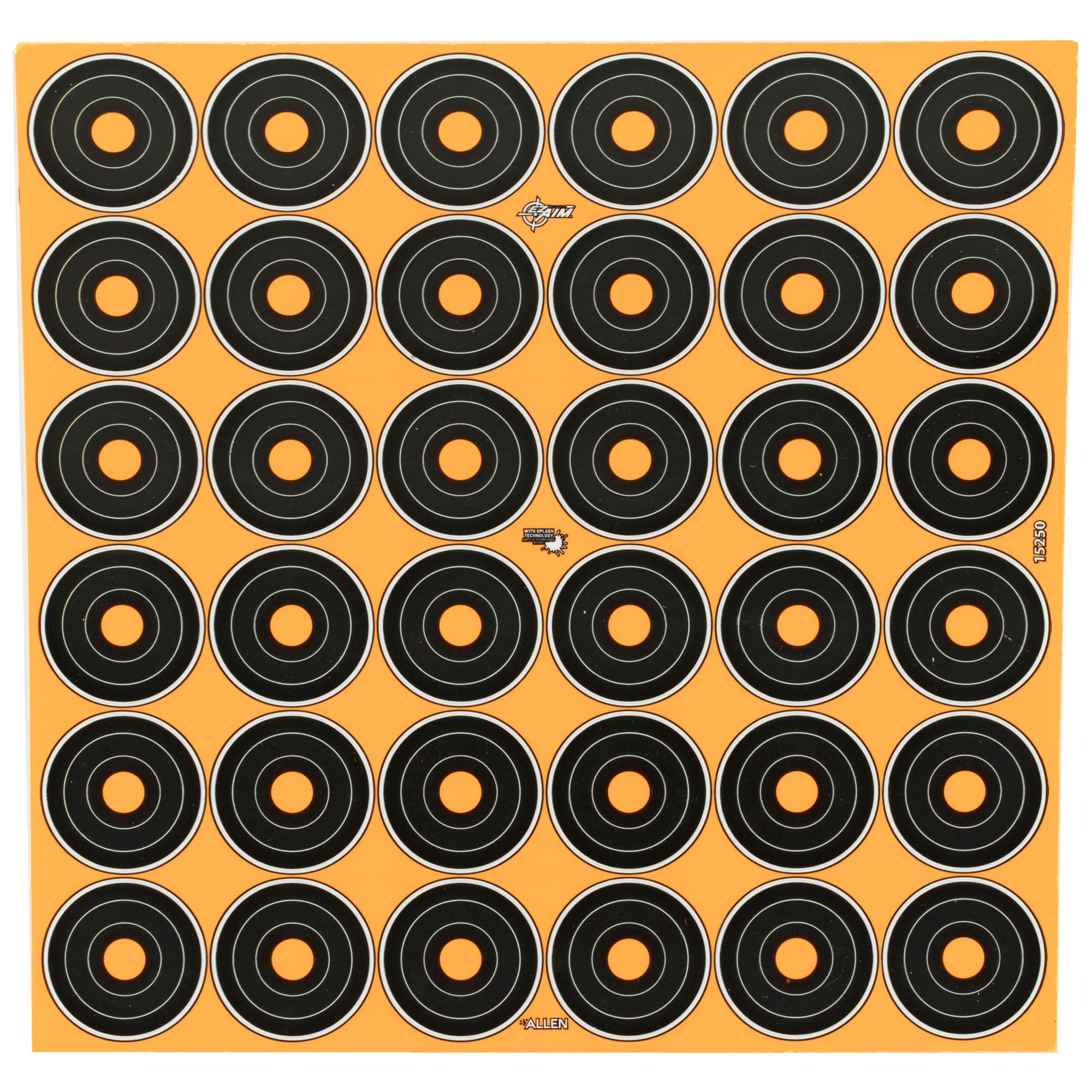 ALLEN EZ AIM 1" BULLSEYE 12 SHEETS