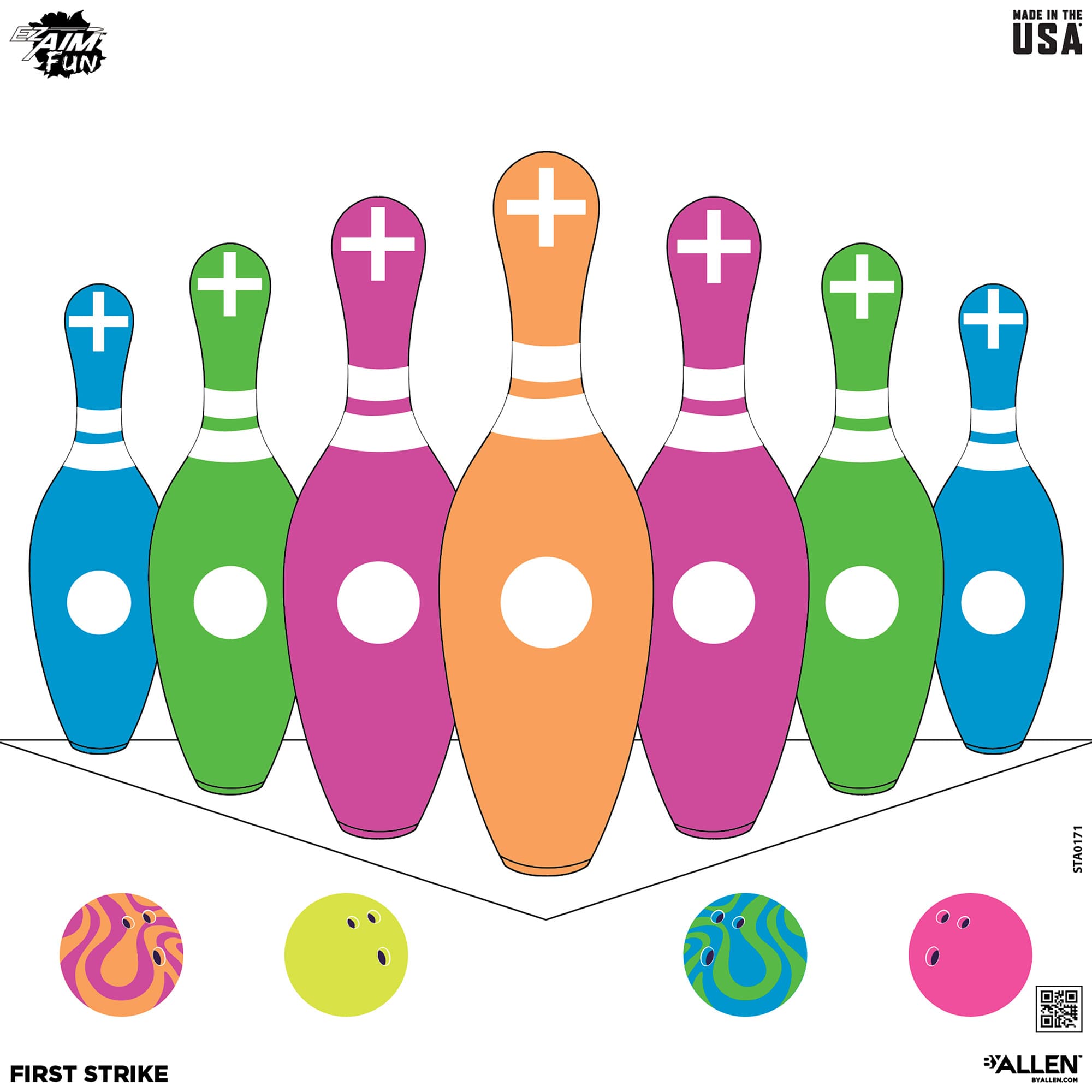 ALLEN EZAIM 12"X12" TRIGGER FUN 9PK