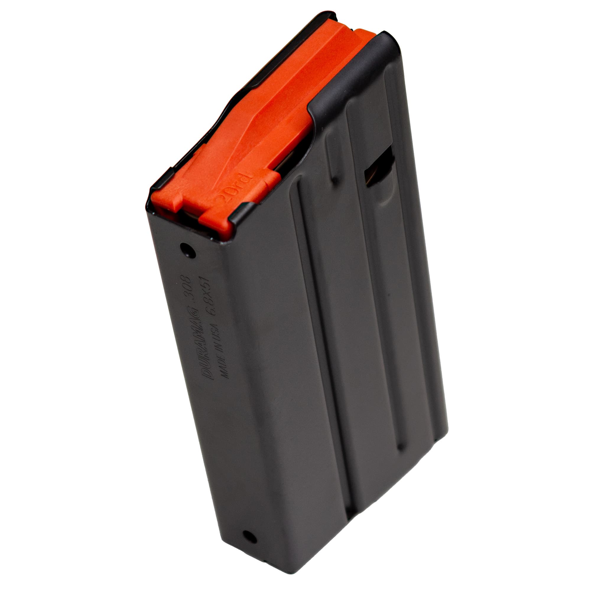 MAG DURAMAG 20RD SR25 6.5CM SS BLK