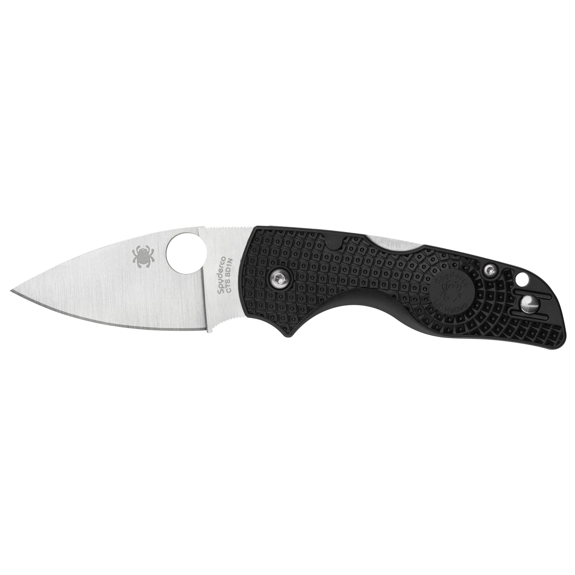 SPYDERCO LIL NATIVE LW BLK/SLV