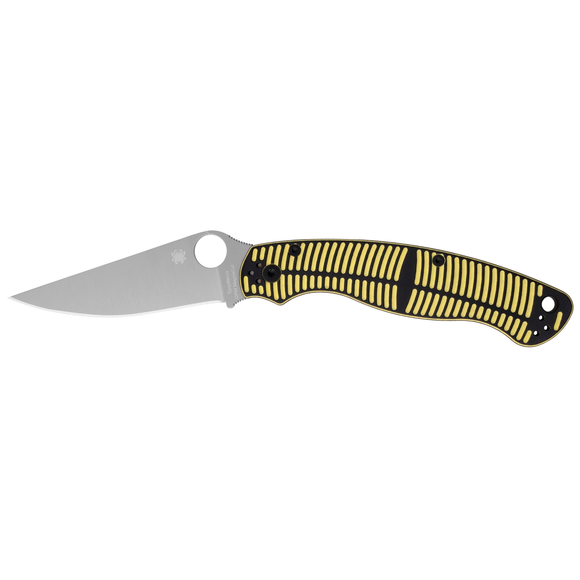 SPYDERCO MILITARY 2 SALT 4" YLW/BLK