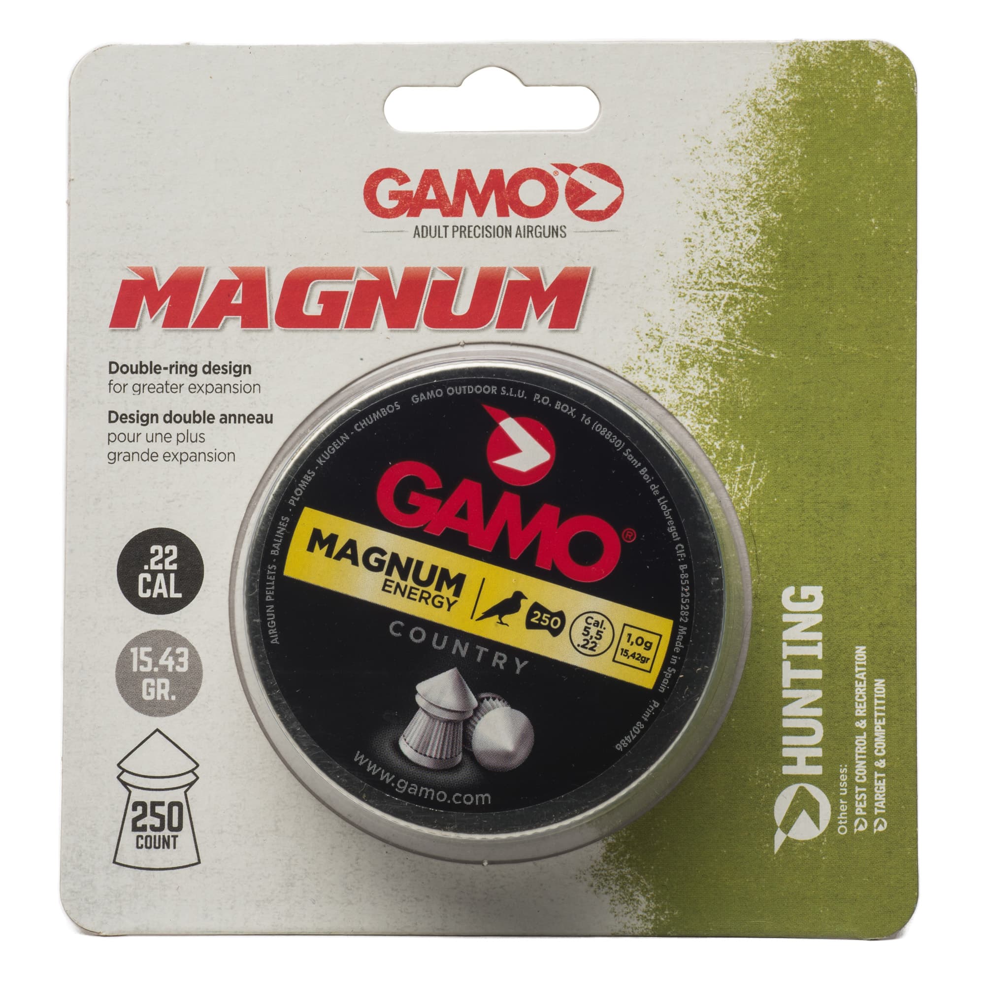 GAMO MAGNUM SP DBL RING .22 250CT