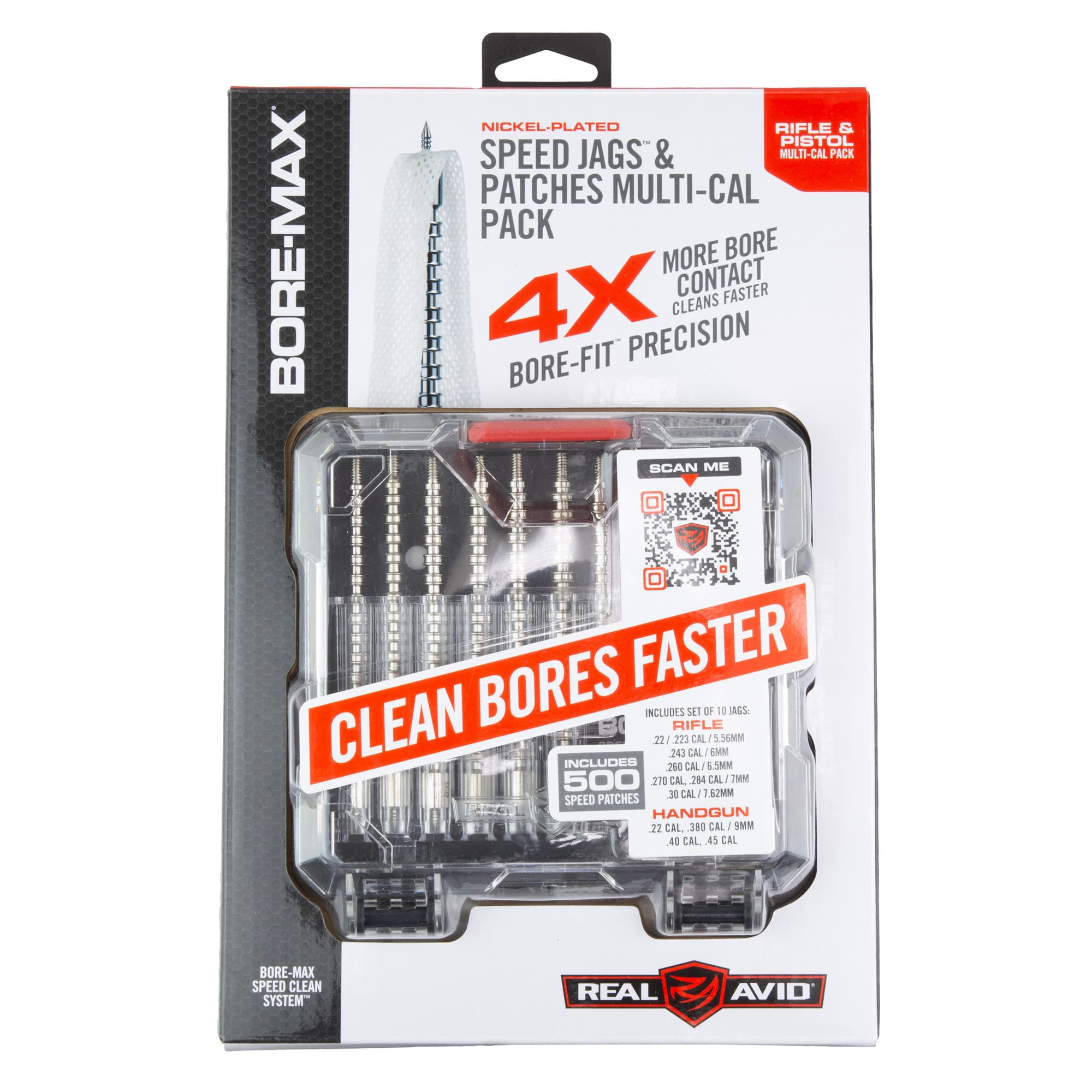 REAL AVID BORE-MAX SPD JAGS/PATCHES