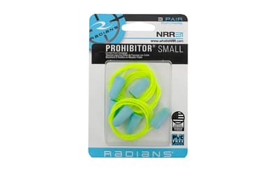 RADIANS CORDED FOAM EARPLUGS 3PK BLU