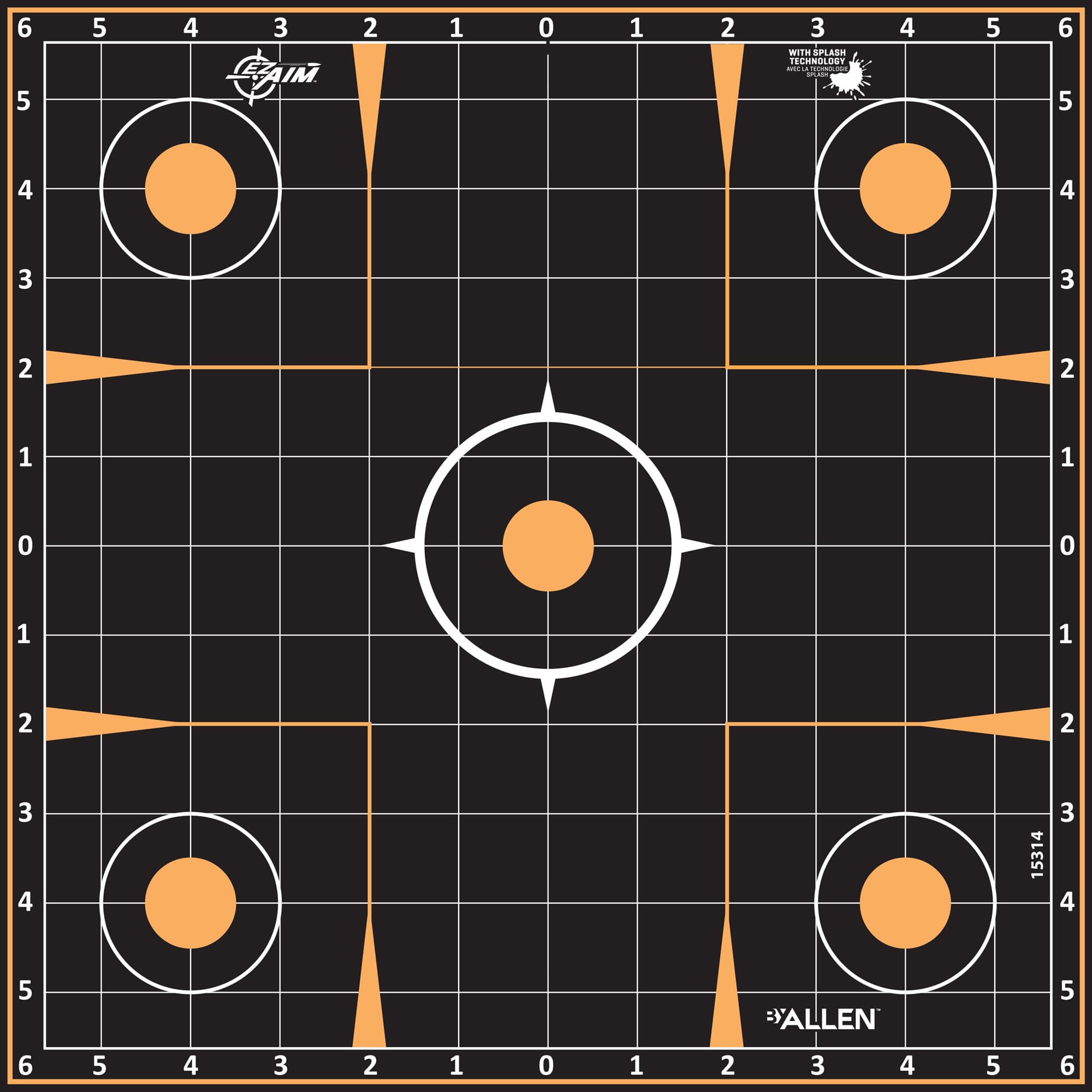 ALLEN EZ AIM 12"X12" SIGHT-IN 5PK