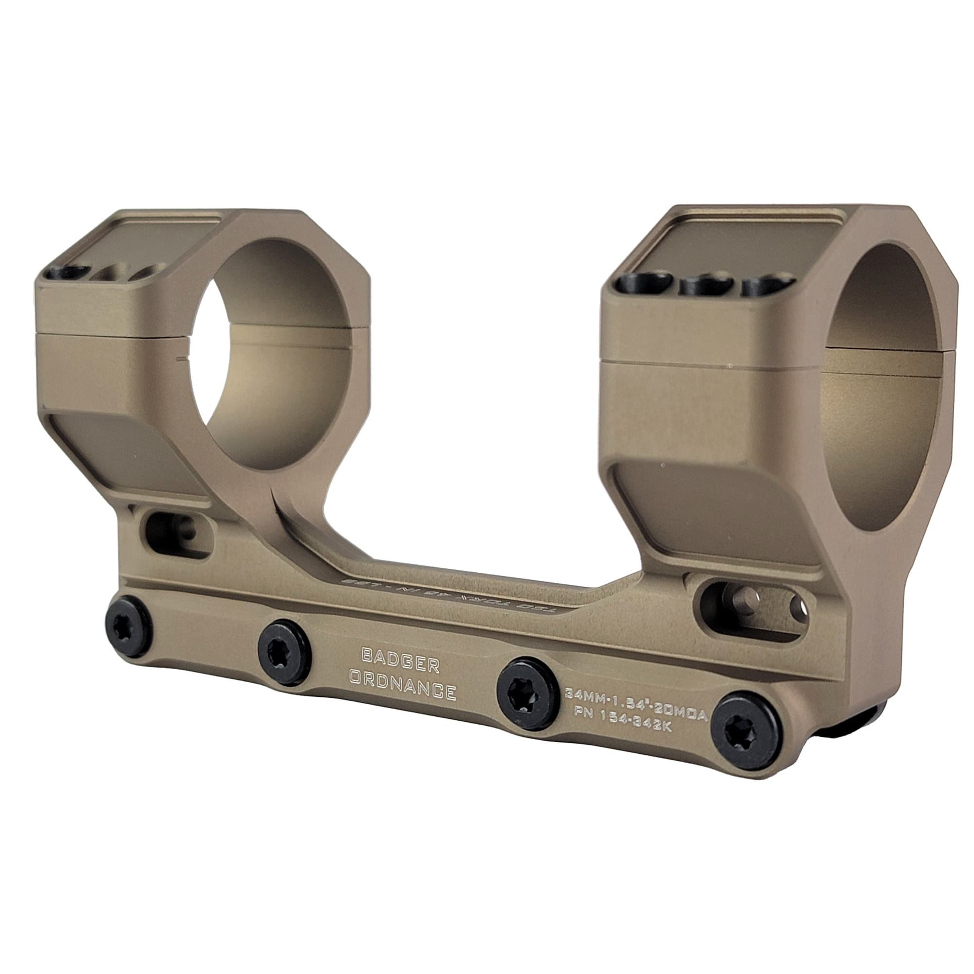 BADGER COMM MAX 34MM 1.54" 20MOA TAN