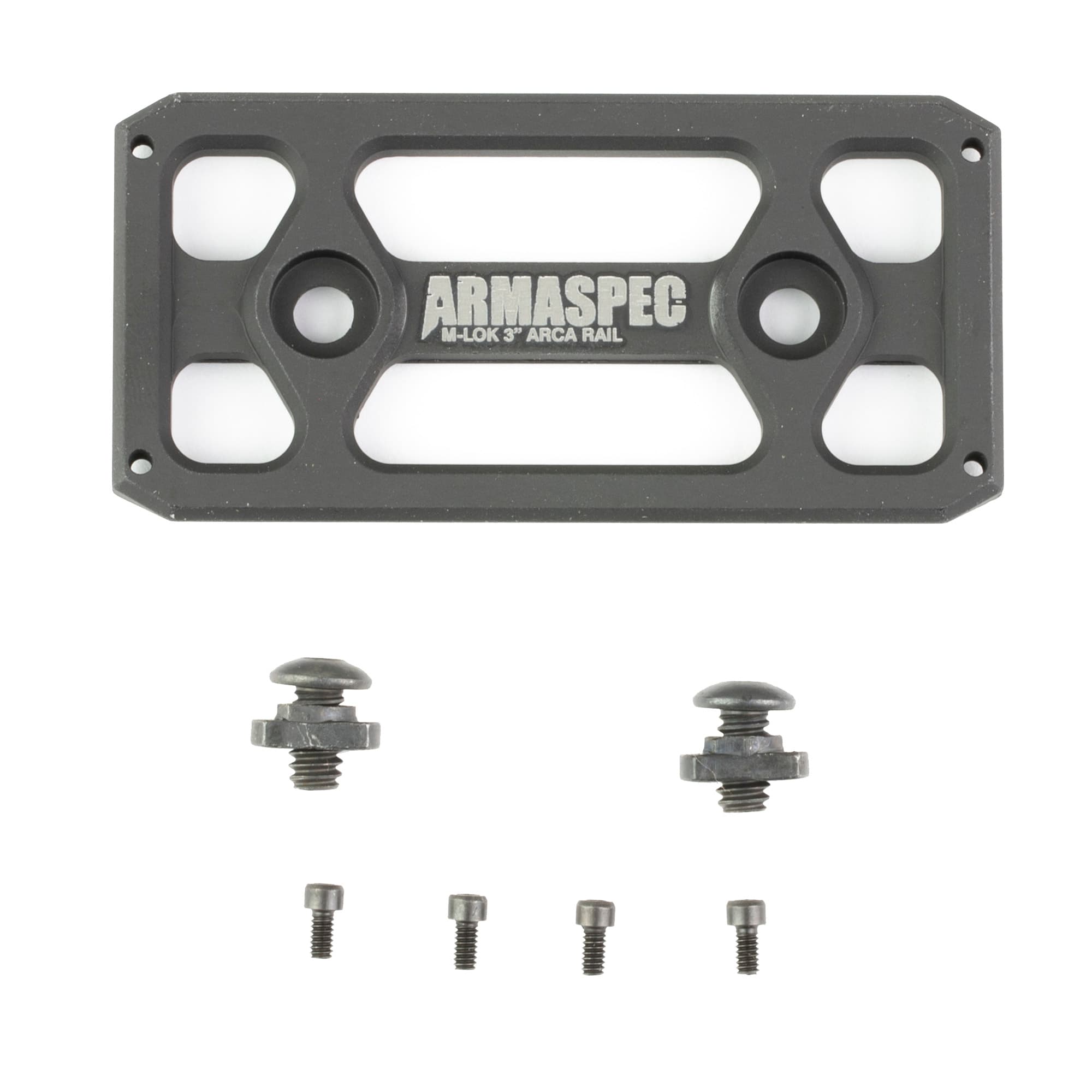 ARMASPEC M-LOK TO ARCA RAIL 3" BLK