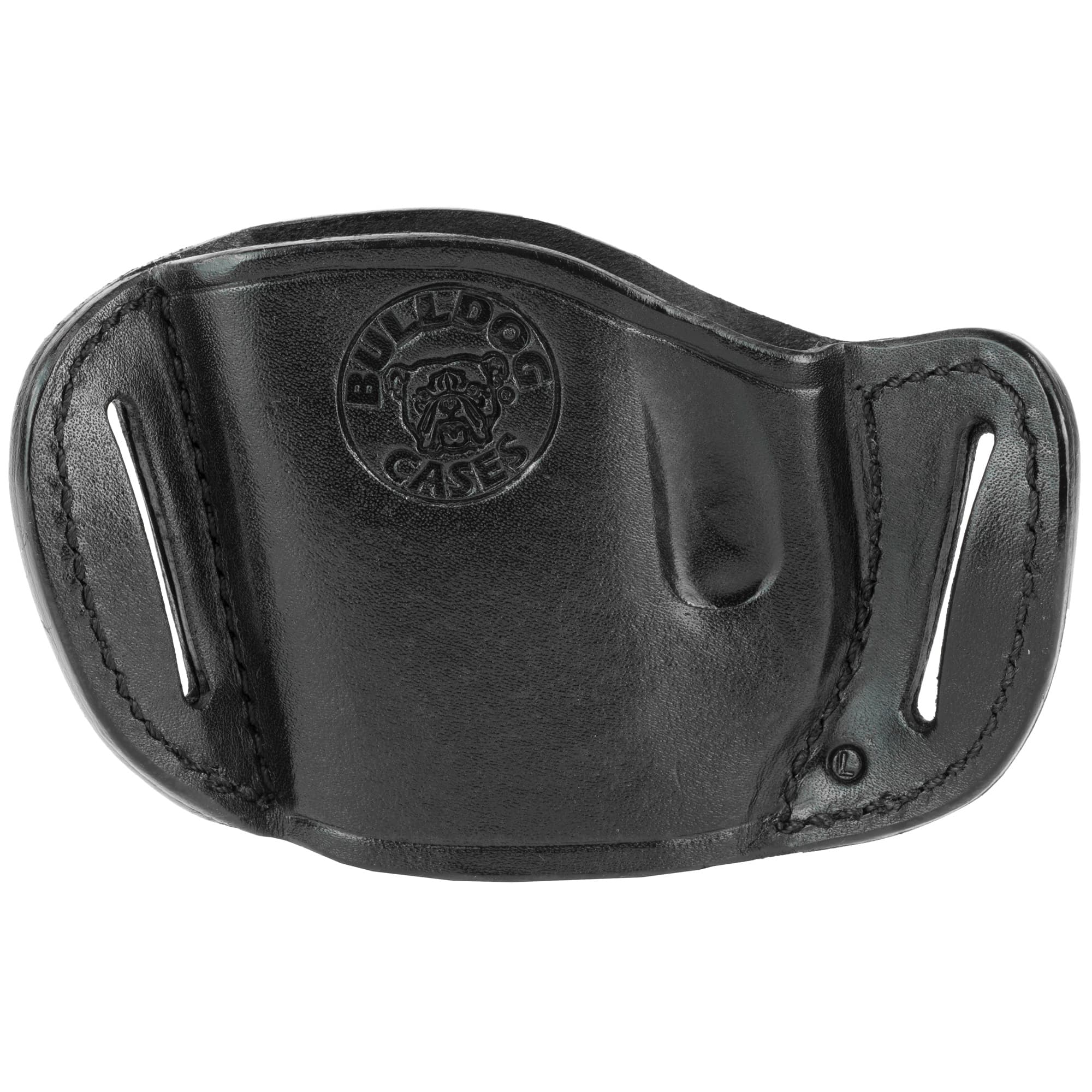 BULLDOG MOLDED LEATHER BLK RH LRG
