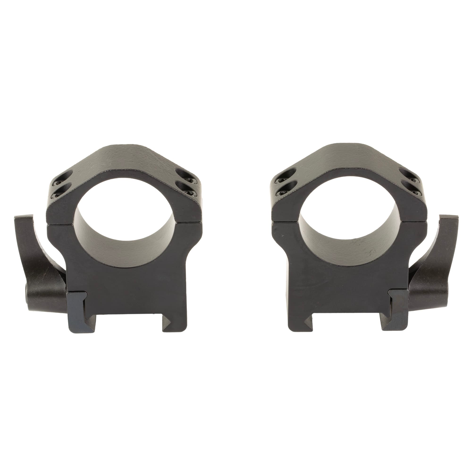 WARNE MAXIMA 1" HRZ QD HI RINGS BLK