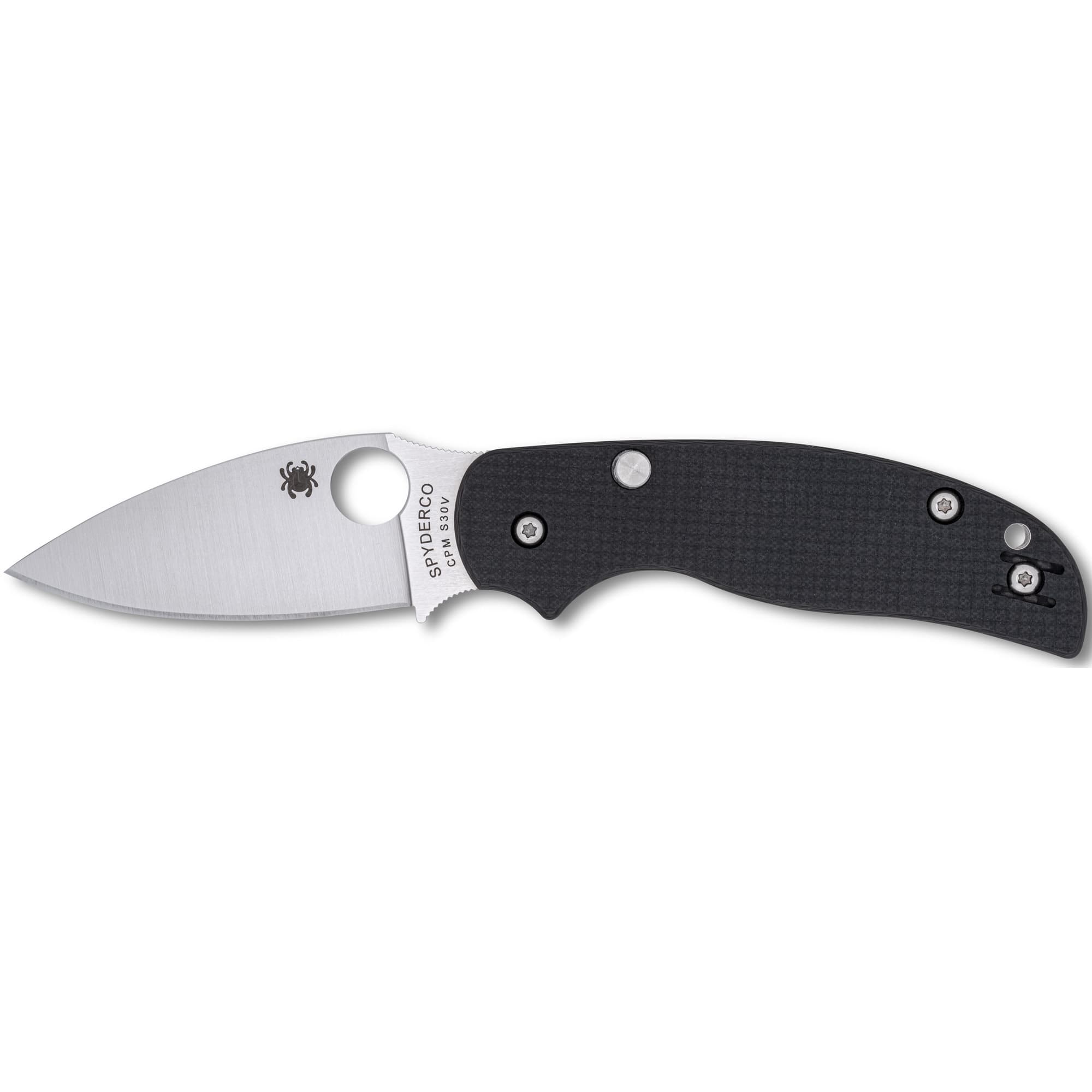 SPYDERCO SAGE 6 BUTTON CMP LCK BLK
