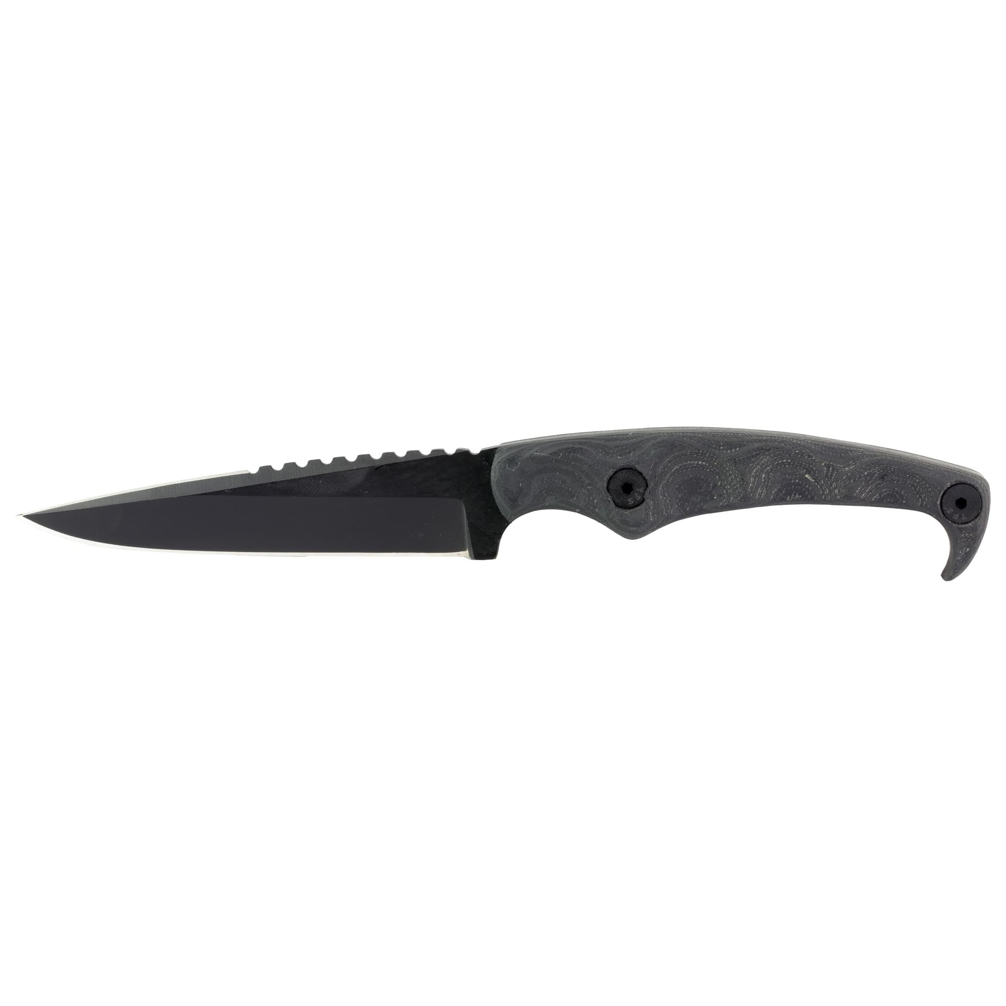 STROUP MK2 4" CERAKOTE BLK W/SHEATH