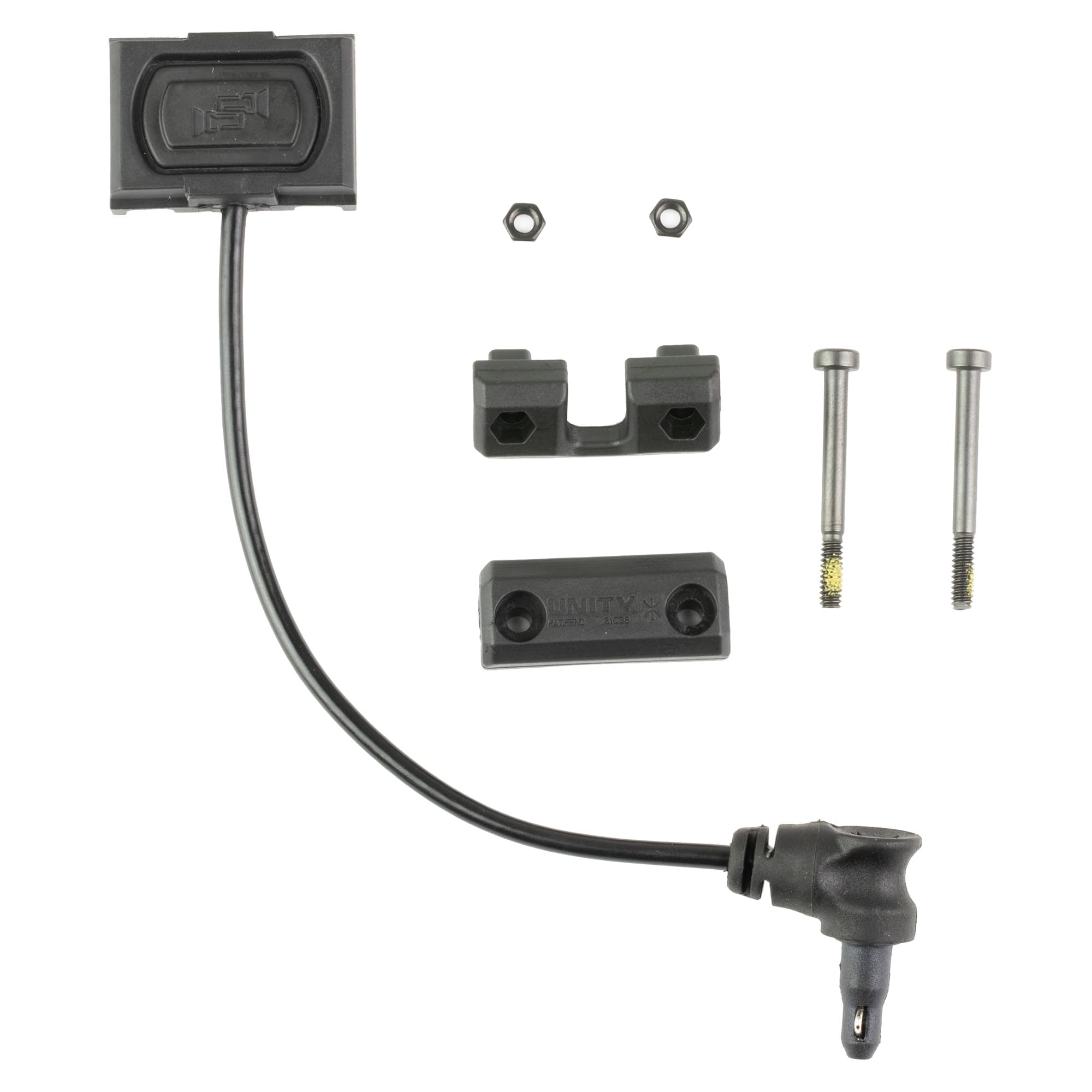 UNITY MODBUTTON LT CRN LSR 4.5" BLK