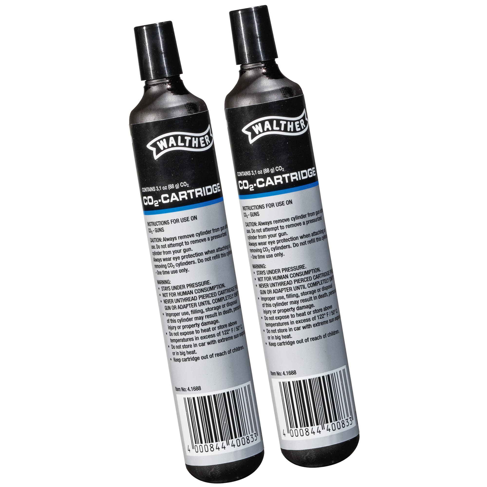UMX WALTHER 88G CO2 CYLINDER 2/PK